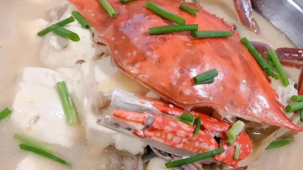 尋味前灣——梭子蟹豆腐煲